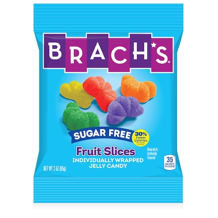 Brachs Brachs Sugar Free Fruit Slices 3 oz. Bag, PK12 10348